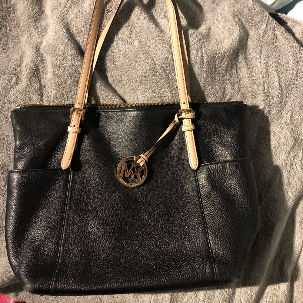 Michael Kors authentic tote black leather